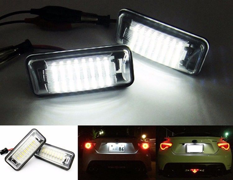 brz license plate light