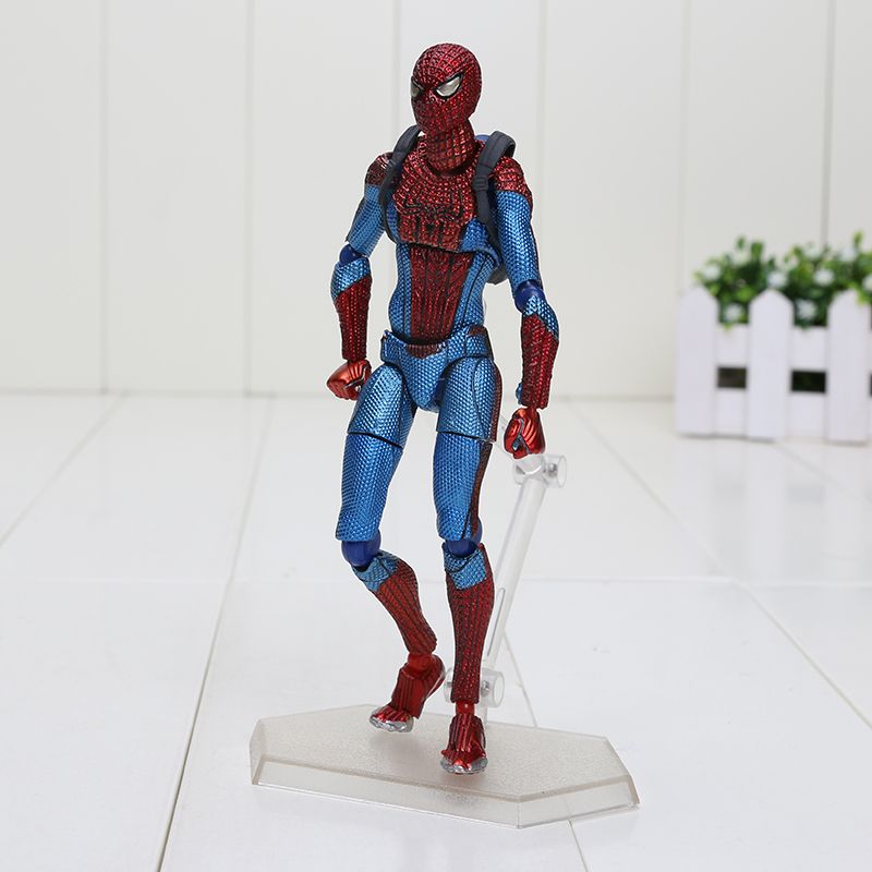 Compre 15 CM Marvel Superhero Spiderman The Amazing Spiderman Figma 199 En Caja De PVC Figura De Acción De Colección Modelo De Juguete A 13,78 € Del Ringdingdong | DHgate.Com