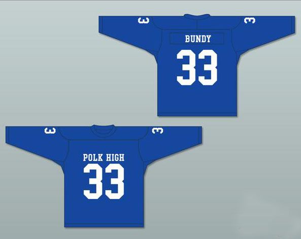 Mari/é avec enfants AL Bundy Polk haute 33/ pour maillot de football bleu