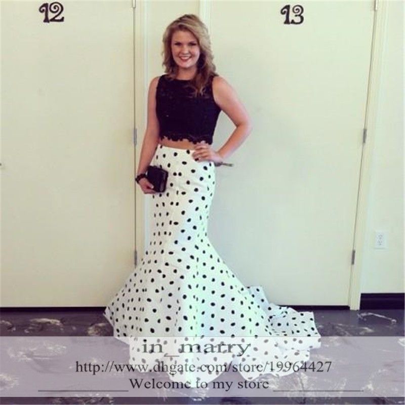 Polka Dot Prom Dress