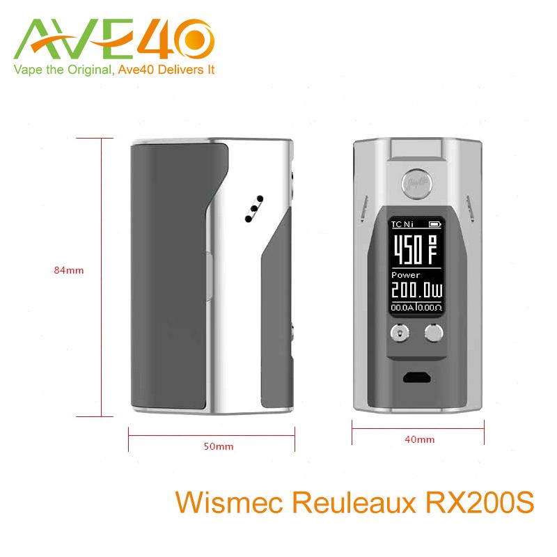 Wismec Reuleaux RX200s New Colors UPdate RX200 Box Mod 200w TC 510