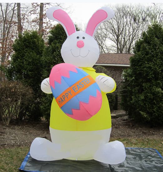 2020 1.8mH Celebration Decoration Inflatable Easter Bunny Inflatable