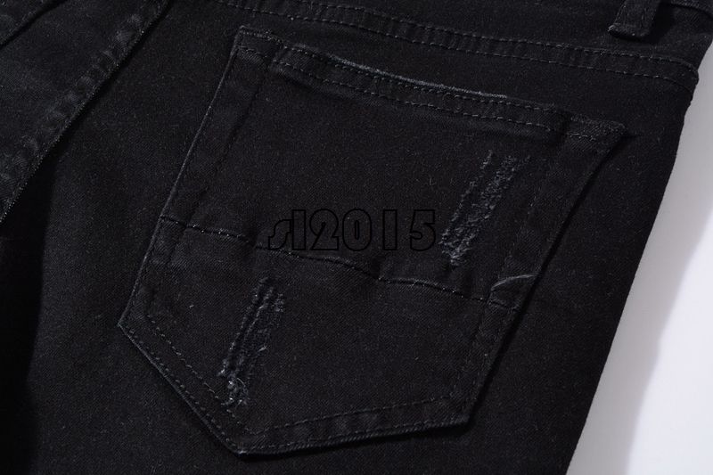 AMIRI Marca Uomo Distressed Distrutto Pantaloni Uomo Patch Ricamate A Zampa  Nera Skinny Robin Jeans Biker Pantaloni Slim Paura Di Dio 29 42 Da 52,32 €  | DHgate Italy