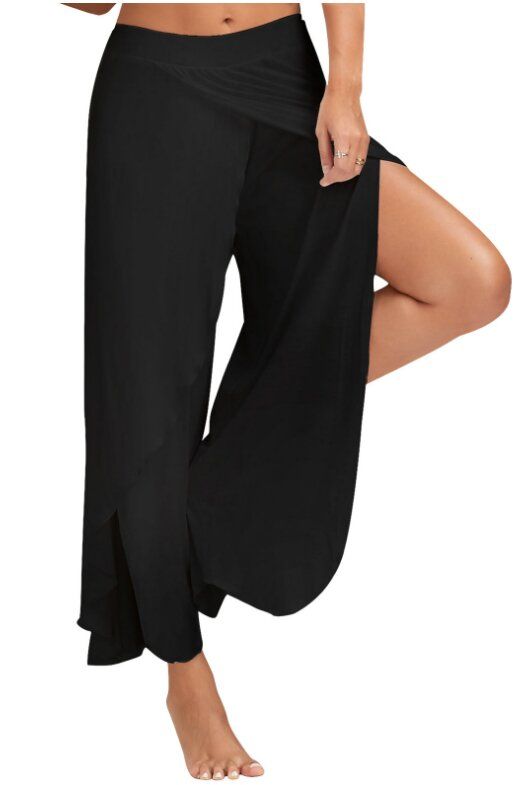 Acquistare Pantaloni Lunghi Elastici Di Yoga Della Palestra Pantaloni  Comodi Pantaloni Larghi Di Yoga Della Gamba Larga Irregolare Stile Casuale  Di Vendita Calda Economico | Consegna Veloce E Qualità | It.Dhgate