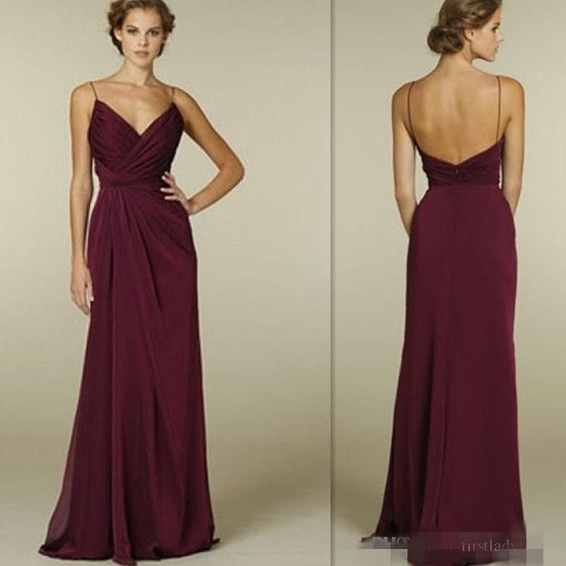 deep burgundy bridesmaid dresses