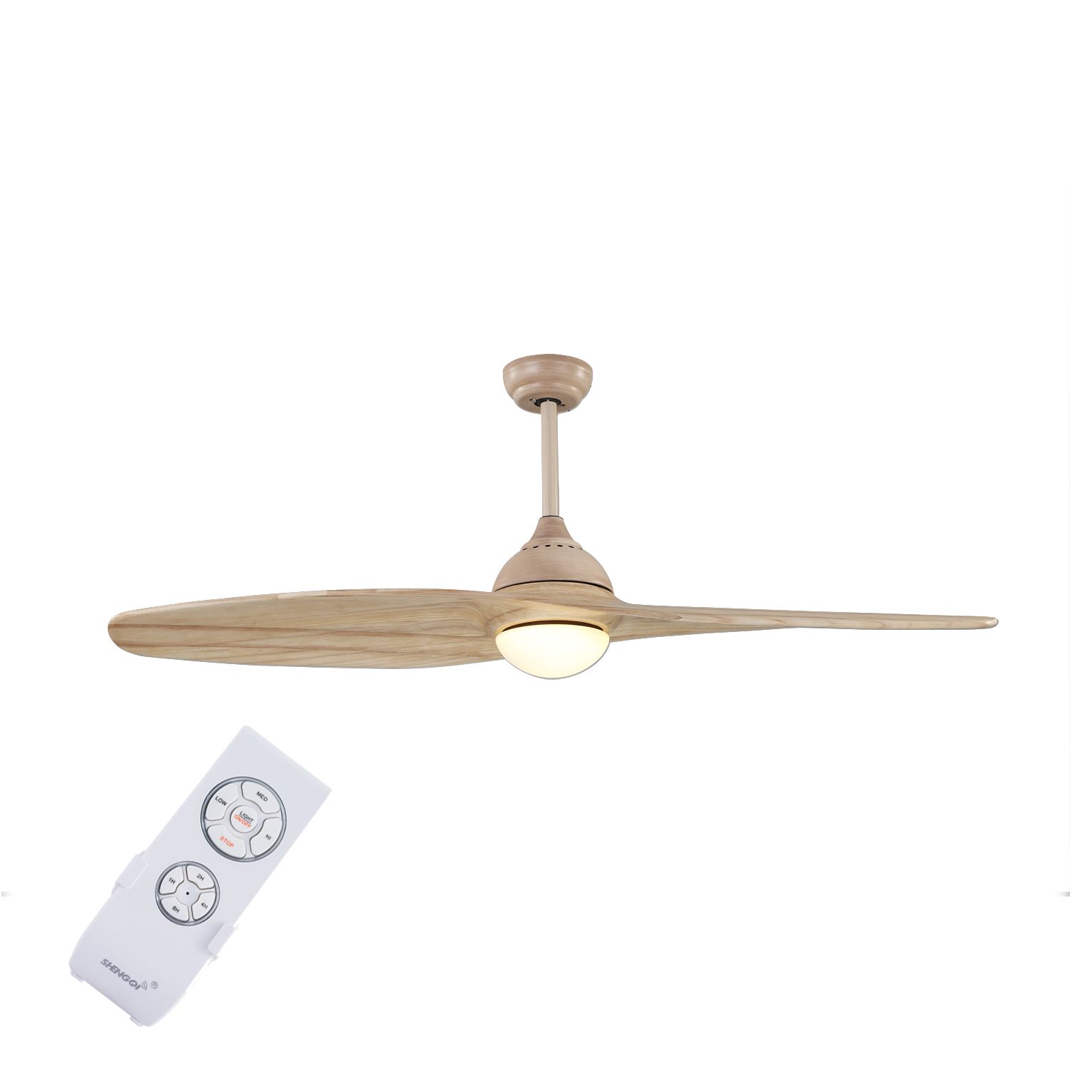 2019 2 Blade Ceiling Fan With Light And Remote Control Ac Dc 54 Inch For Bedroom Living Room On From Ec2 12 07 Dhgate Com