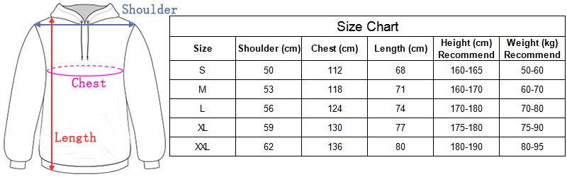 Campus Crew Size Chart