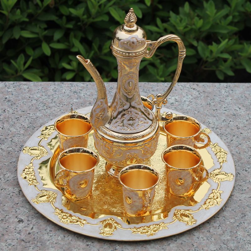 metal tea set