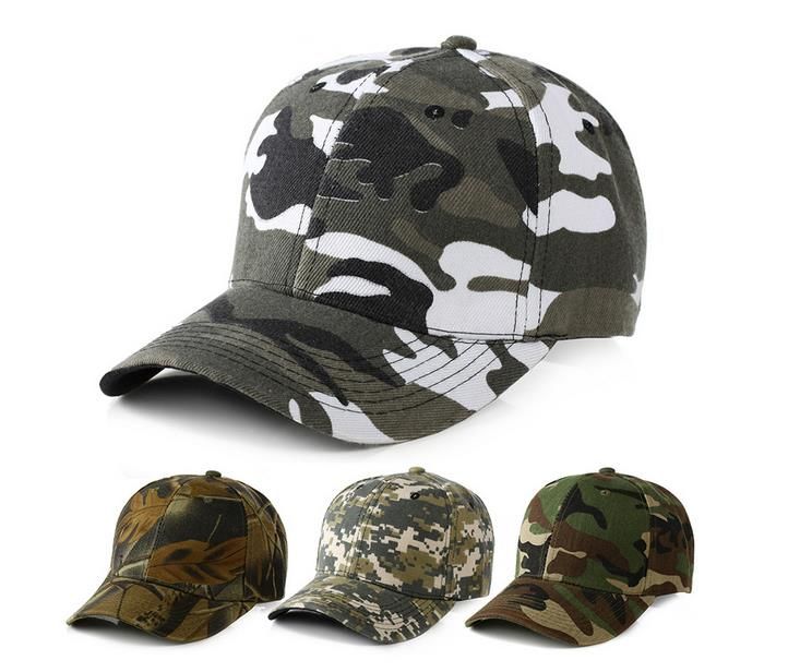 Herren Camo Cap Camouflage Army Combat Soldat Patrol Hut Baseballmütze