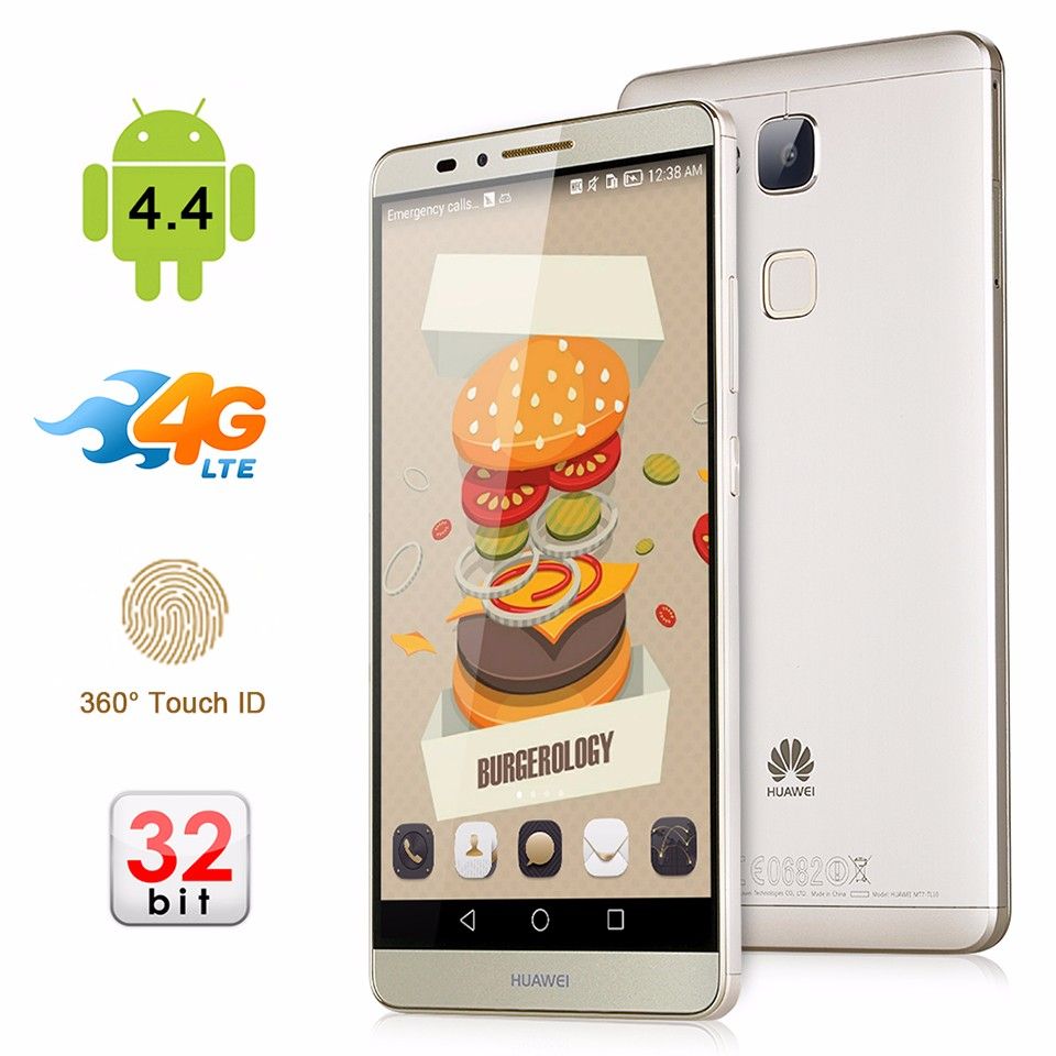 Best New Arrival Original HUAWEI Mate 7 Android 4.4 Octa Core 6.0 Inch