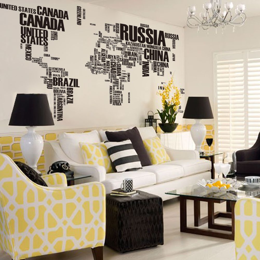 Compre Novo Alfabeto Ingl S Preto Mapa Do Mundo Sala De Estar Sof -> Adesivos De Parede Para Sala De Estar Compre Novo Alfabeto Ingl S Preto Mapa Do Mundo Sala De Estar Sof -> Adesivos De Parede Para Sala De Estar