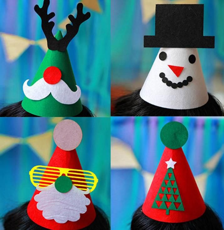 Acquistare Cappelli Feste Fai Da Te Cappello Di Natale Decorazione Festa A  Mano Favore Albero Di Natale Renne Cappello Di Babbo Natale Berretto Palla  Regalo Di Festa Forniture Economico | Consegna Veloce