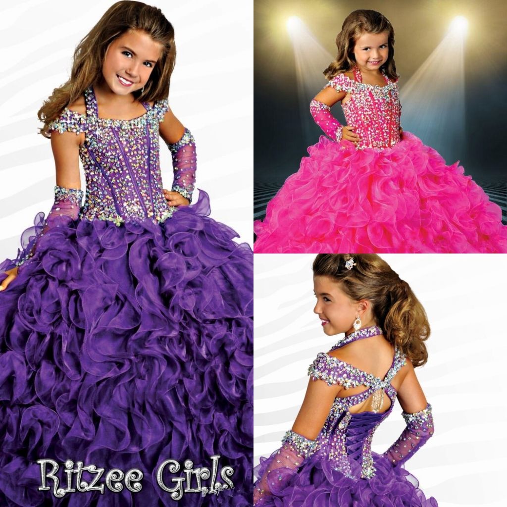 used ritzee girl pageant dresses