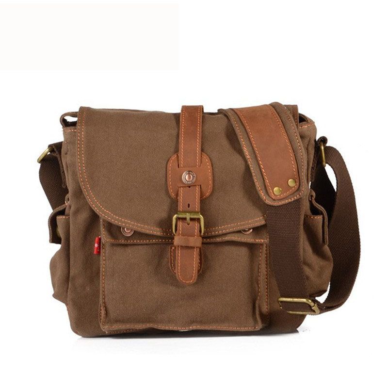 mens canvas shoulder bag