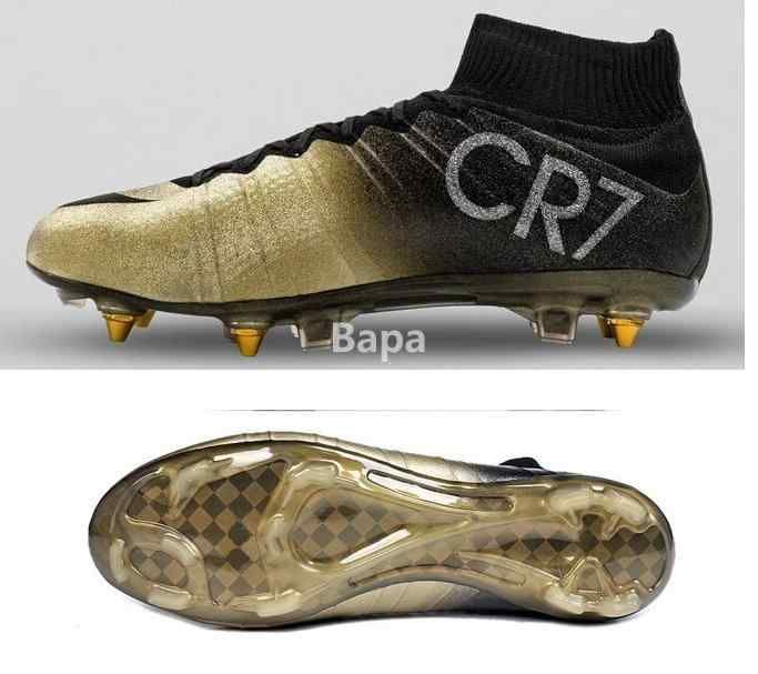 2016 mejor descuento CR7, nuevas botas 2016 nuevas botas negras, botas de fútbol, ​​