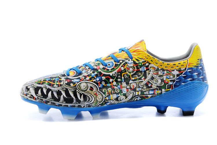 de fútbol 2015 F50 Limited Edition Messi Botas de fútbol Yuanyang Dragon God Beast FG