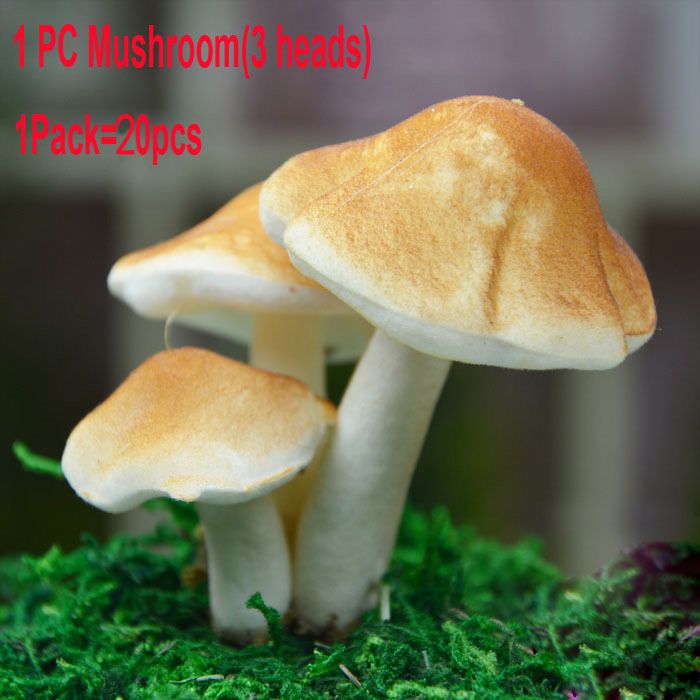 2020 Artificial Mushrooms Decorative Fake Vegetables Home Decoration