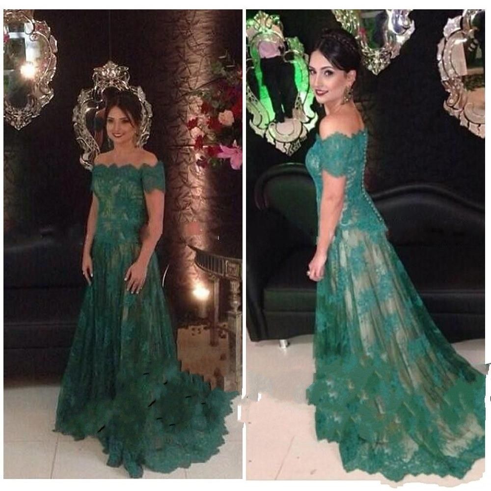 dark green mother of the bride dress