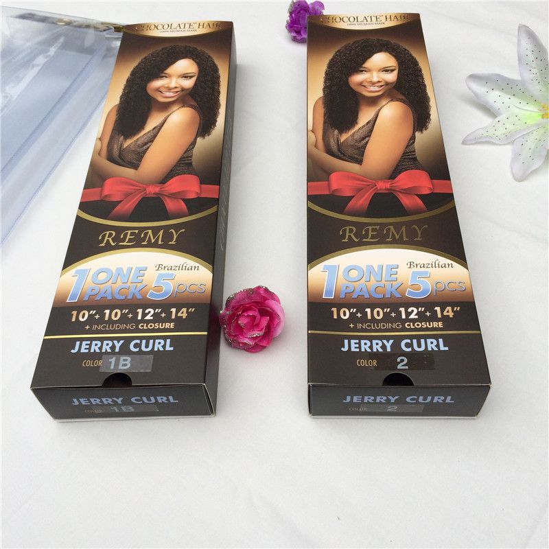 Evertress Chocolate Jerry Curl 1pack 178g10 10 12 14 Closure100