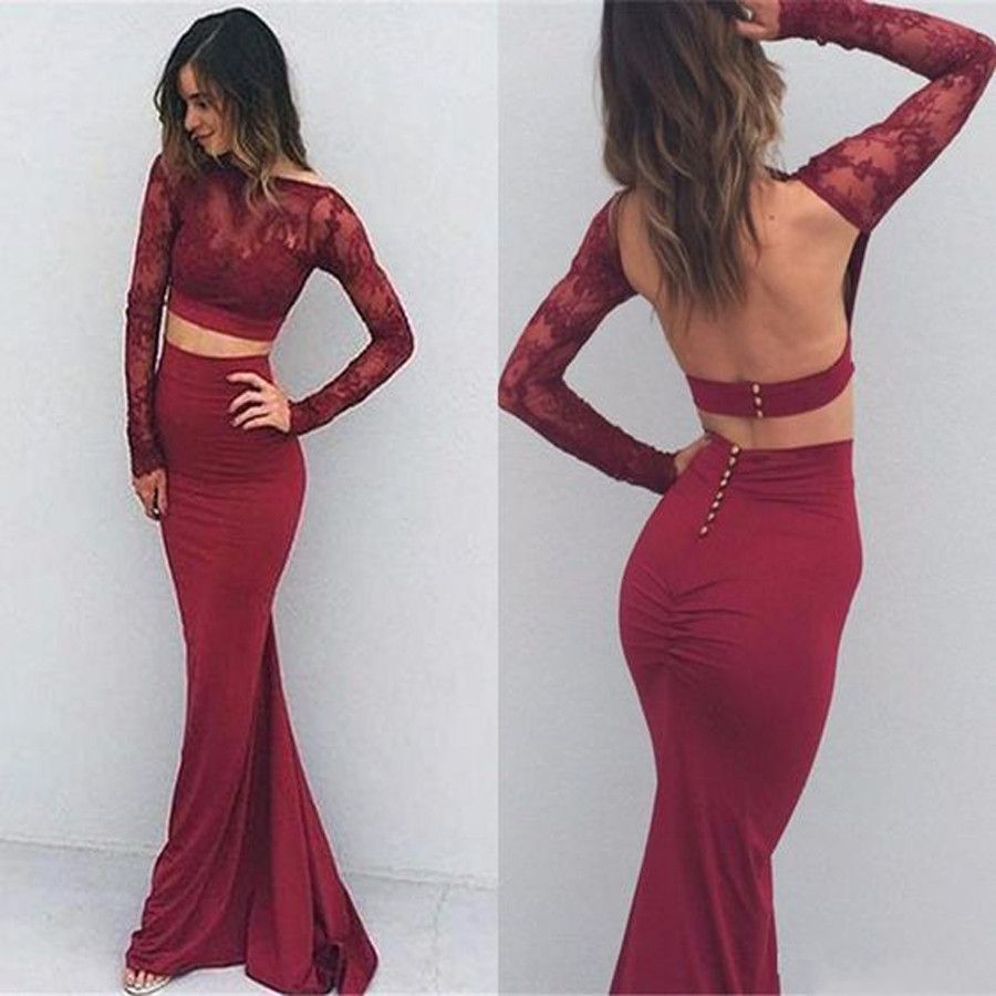 mermaid style formal dress