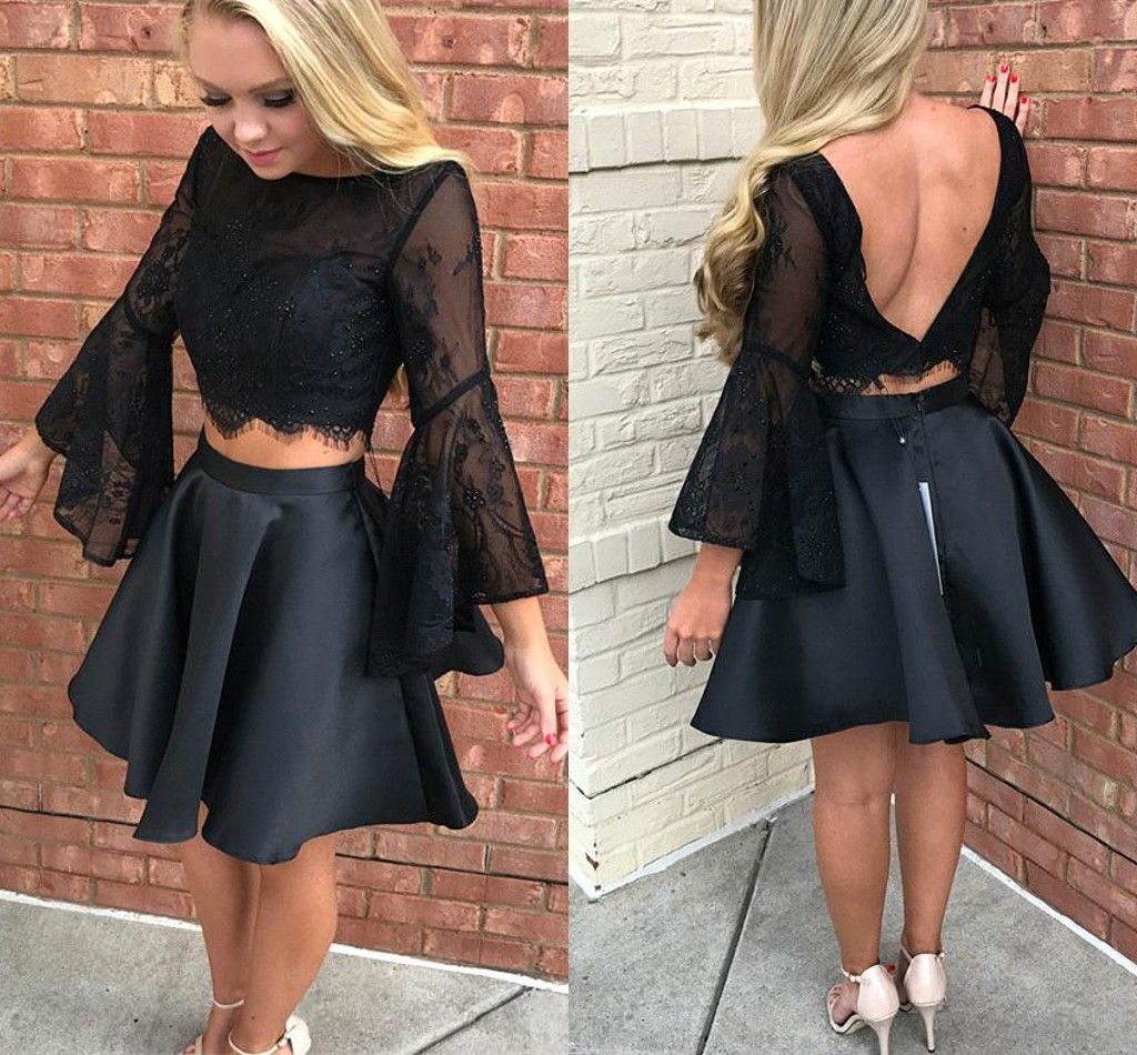 long sleeve homecoming dresses 2018