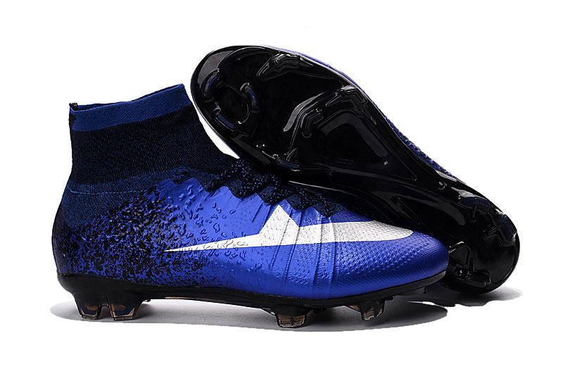 2020 2016 100% Original Blue CR7 FG Soccer Shoes Hypervenom Phantom II FG  SOCCER Cleats High Ankle Football Boots From Janisay, $56.66 | DHgate.Com
