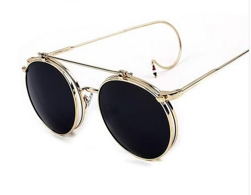 round flip up sunglasses
