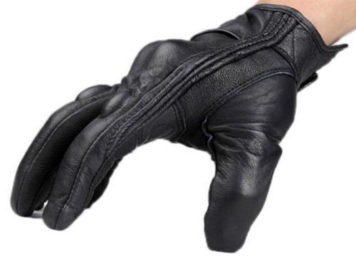 New Motorcycle Riding Racing Bike Protective Armor Short Leather