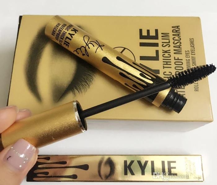 Kylie Jenner Mascara Magic Thick Slim Waterproof Mascara Black Eye Mascara Long Eyelash Charming Eyes Cosmetic Gold Birthday Package From Morrow Store 1 02 Dhgate Com