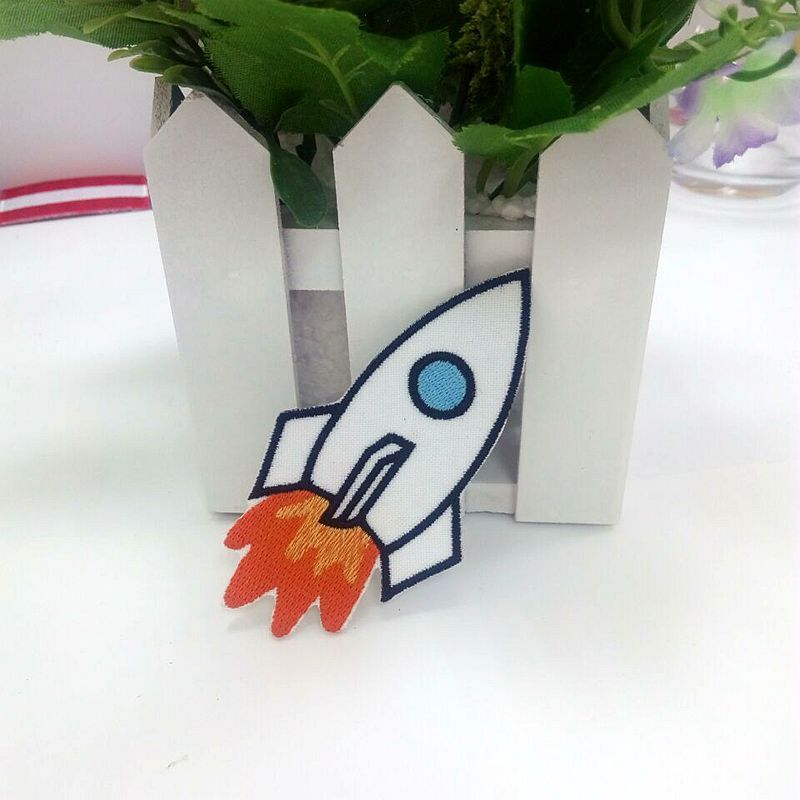 UFO Application Patch applique SEW Sewing bag ironing space space rocket