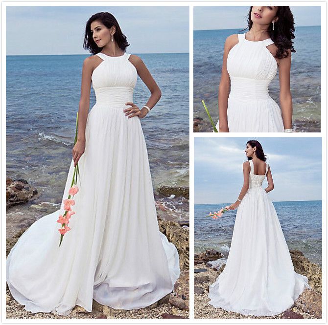 abito da sposa scollo americana