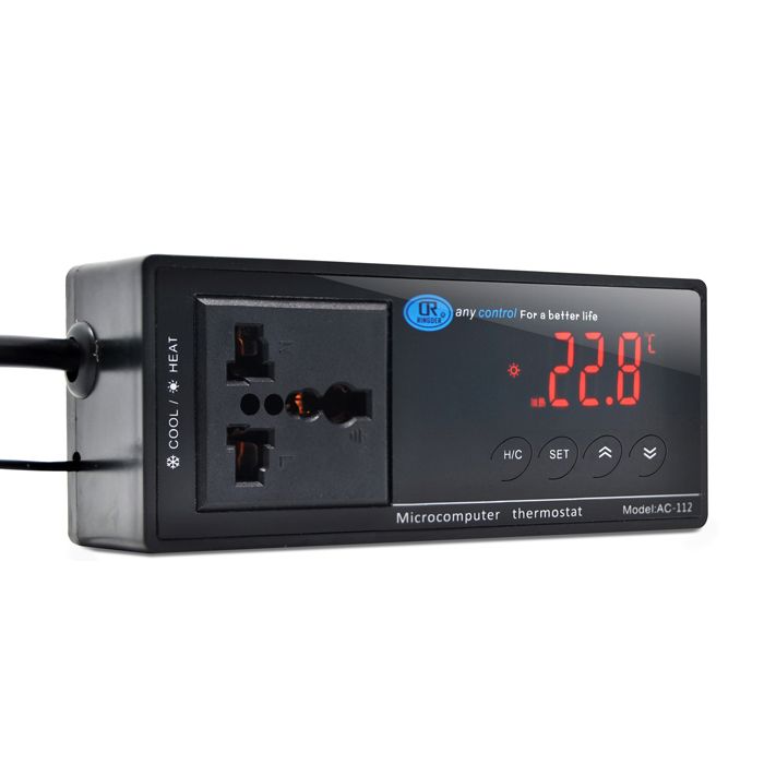 16°C ~ 40°C Terrarium Temperaturregler LED Thermostat 230V Aquarium