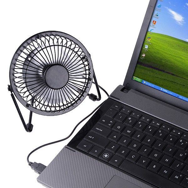 Mini Portable USB Ventilateur Silencieux Pour Ordinateur De Bureau Bureau Silencieux Refroidisseur Refroidissement pour PC portable US