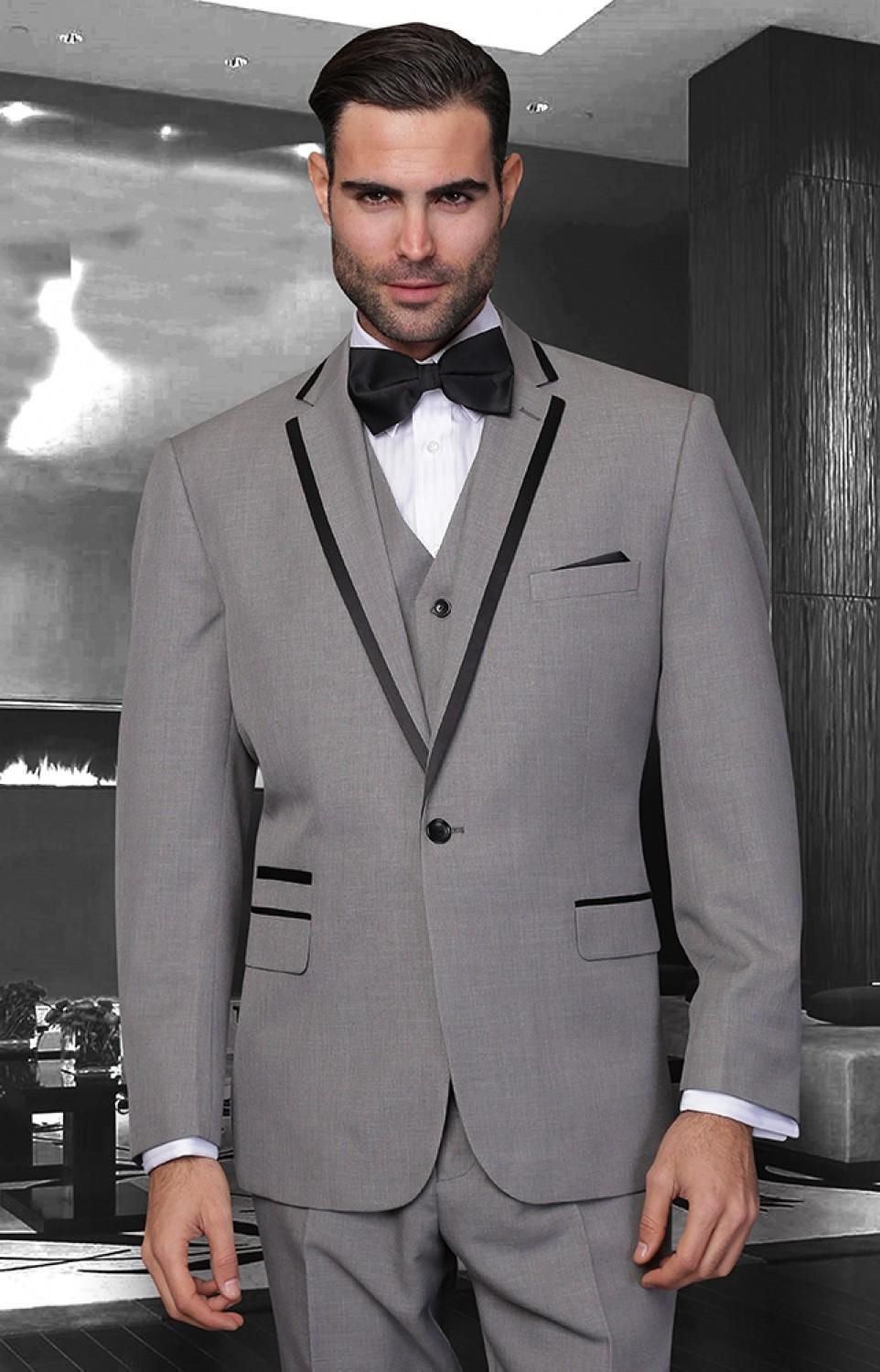 silver wedding suits for groom