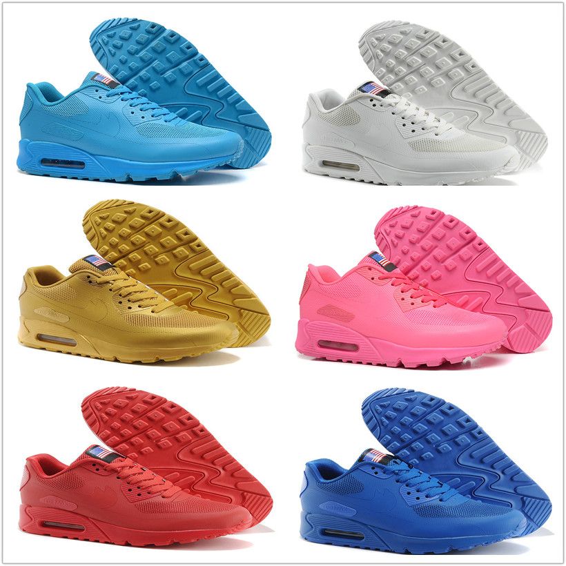 2016 New Cheap Running Shoes Men Women Air Cushion 90 USA