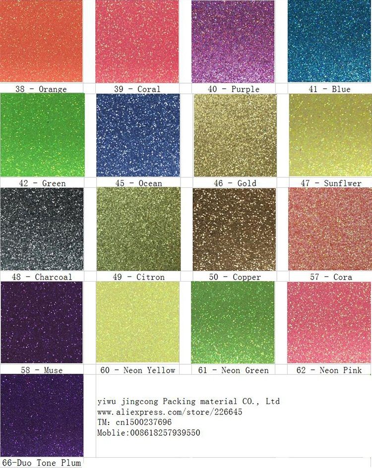 Glitter Chart Paper