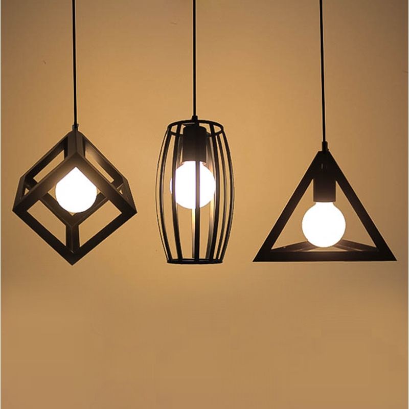 Loft Vintage Led Pendant Lights Industrial Lighting Cafe Bar