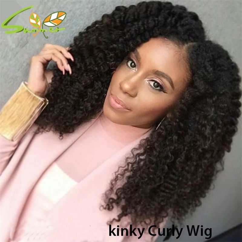 Brazilian Unprocessed Kiny Curly Full Lace Wigs Human Hair For Black Women Left-Side Part Glueless Lace Front Wigs Virgin Hair Brazilian Unprocessed Kiny Curly Full Lace Wigs Human Hair For Black Women Left-Side Part Glueless Lace Front Wigs Virgin Hair