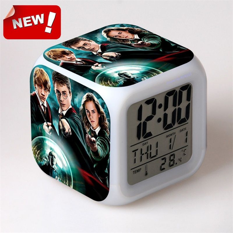 Allarme Harry Potter Digital Clock Orologio Cambiante Di Colore Del LED Bambini  Orologio Del Fumetto Da 5,4 € | DHgate Italy