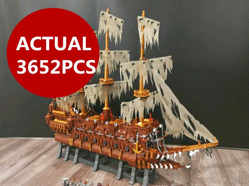16016 MOC The Flyinged Dutchman Pirates Ship Caribbean Blocks Bricks 3652pcs 16016 MOC The Flyinged Dutchman Pirates Ship Caribbean Blocks Bricks 3652pcs