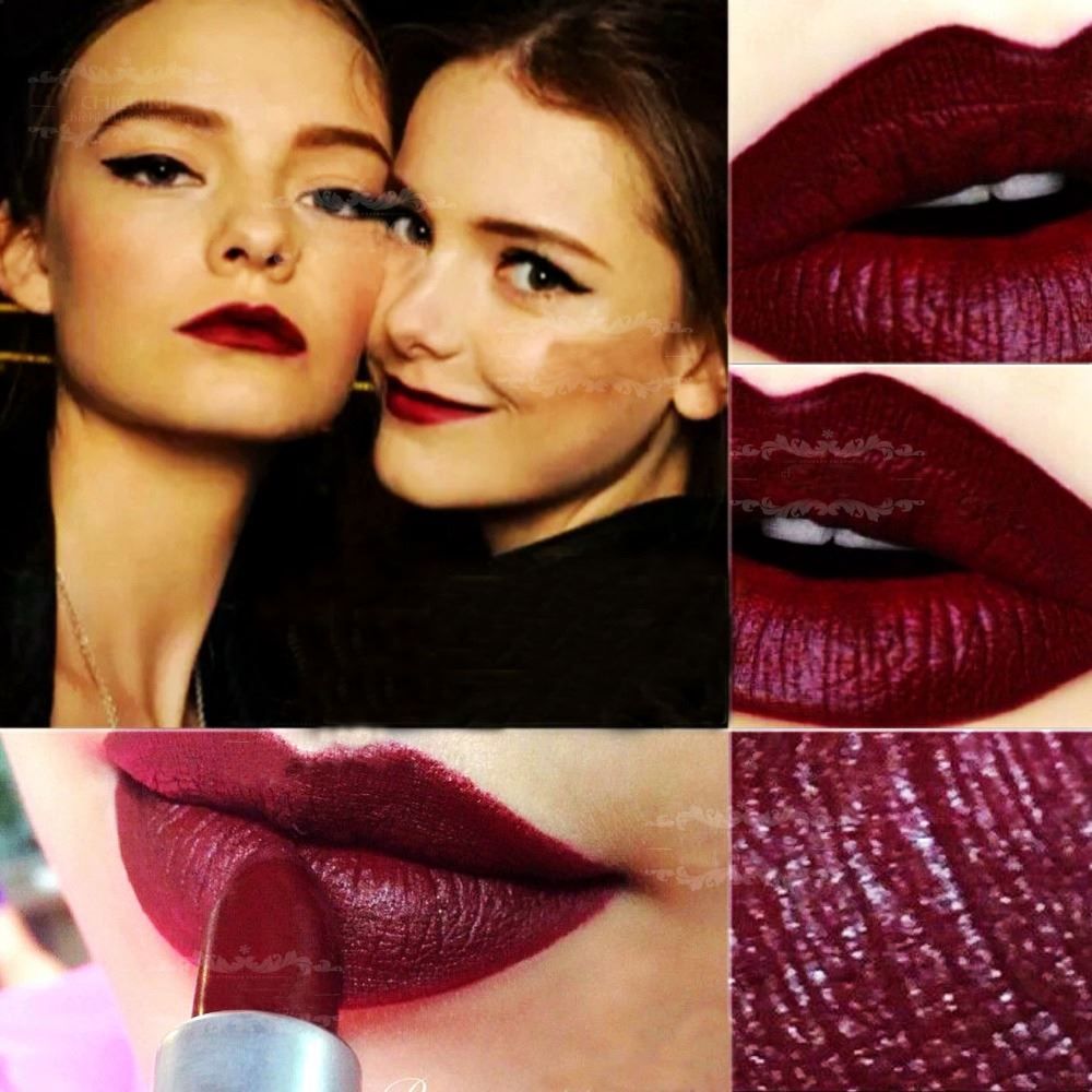 Grosshandel 16 Maquiagem Batom Matte Band Make Up Vampire Dunkelrot Lippenstift Kosmetische Punk Lila Wasserdichte Matte Lippenstift Labiales Matt Von Ledstar15 5 04 Auf De Dhgate Com Dhgate