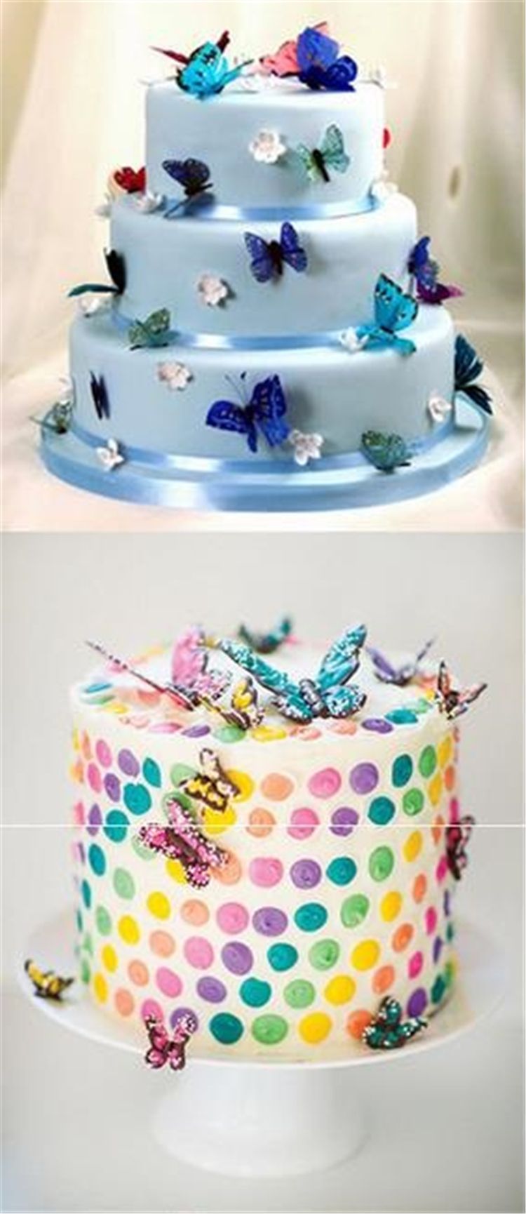 2019 Edible Butterfly Cupcake Toppers Wafer Wedding Cake Birthday