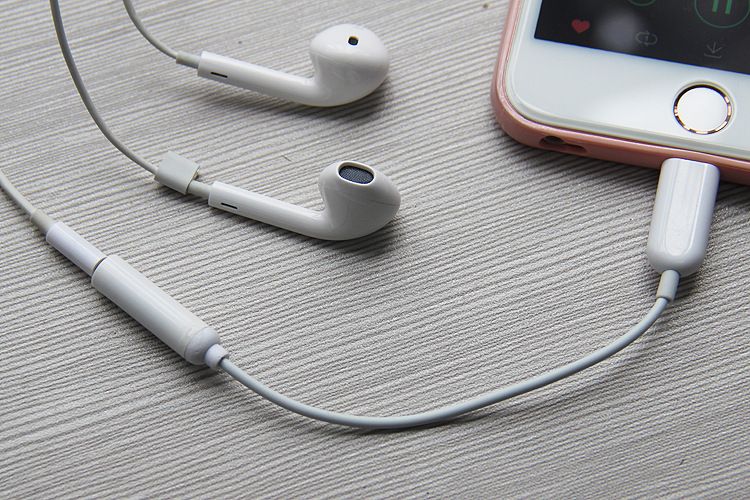 Best Quality For Iphone7 Iphone 7 Plus Earphone Converter Cable 3 5 Best Quality For Iphone7 Iphone 7 Plus Earphone Converter Cable 3 5mm Aux Audio Female Adapter To Lighting Male Connector Headphone Headset Charge Cord At