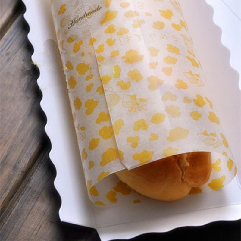 Yellow Printed Wax Paper For Food Colored Candy Wax Paper Baking Christmas Gift Greaseproof Wrapping Paper 29 30cm Packaging Plastic Paper Packaging Tape From Txying 24 12 Dhgate Com