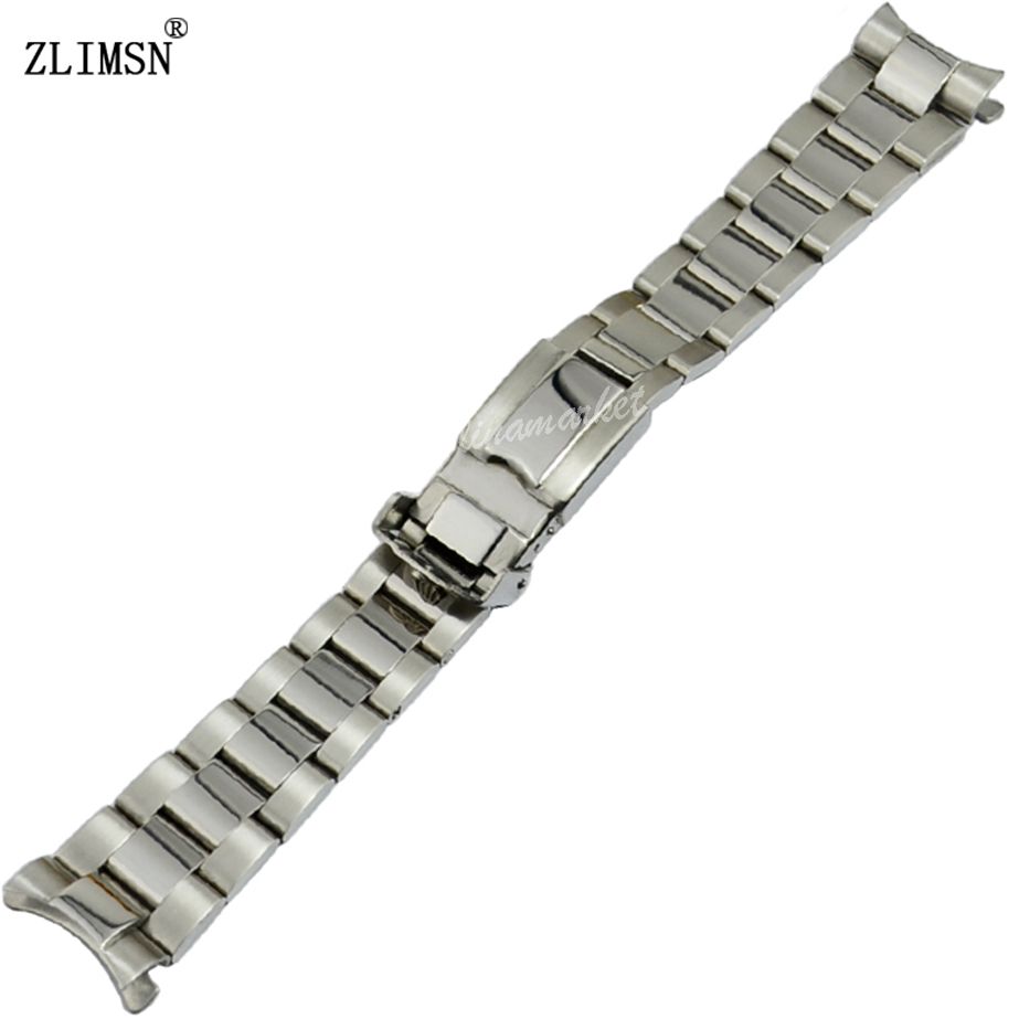 17mm stainless steel watch bracelet