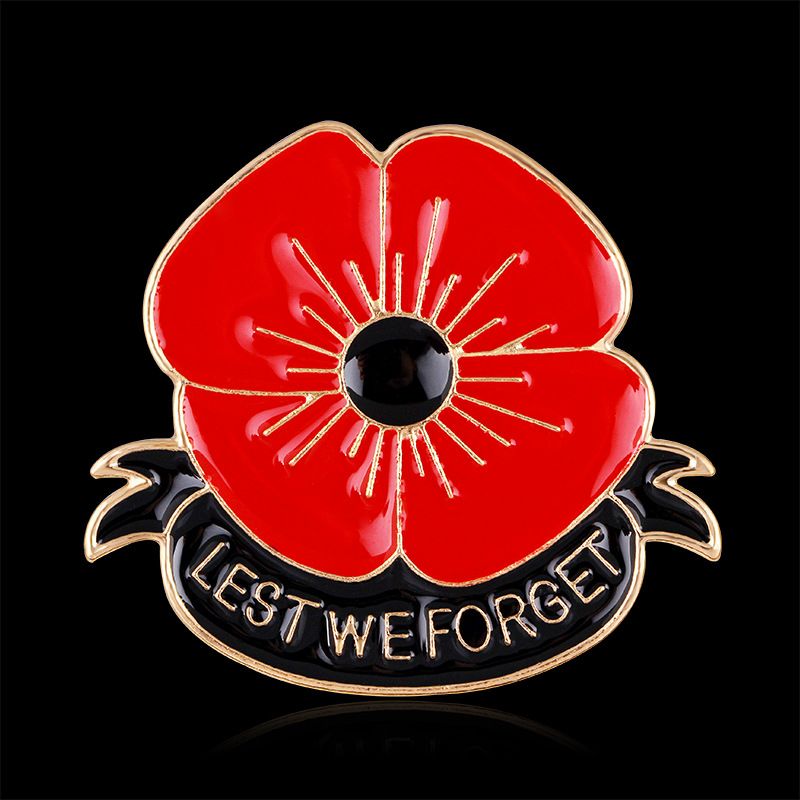 JanToDec 3 PCS Red Poppy Brooch Lapel Pin Broach Lest We Forget Flower Badge for Veterans Day Memorial Day Remembrance Day Armistice Day Gift JanToDec 3 PCS Red Poppy Brooch Lapel Pin Broach Lest We Forget Flower Badge for Veterans Day Memorial Day Remembrance Day Armistice Day Gift