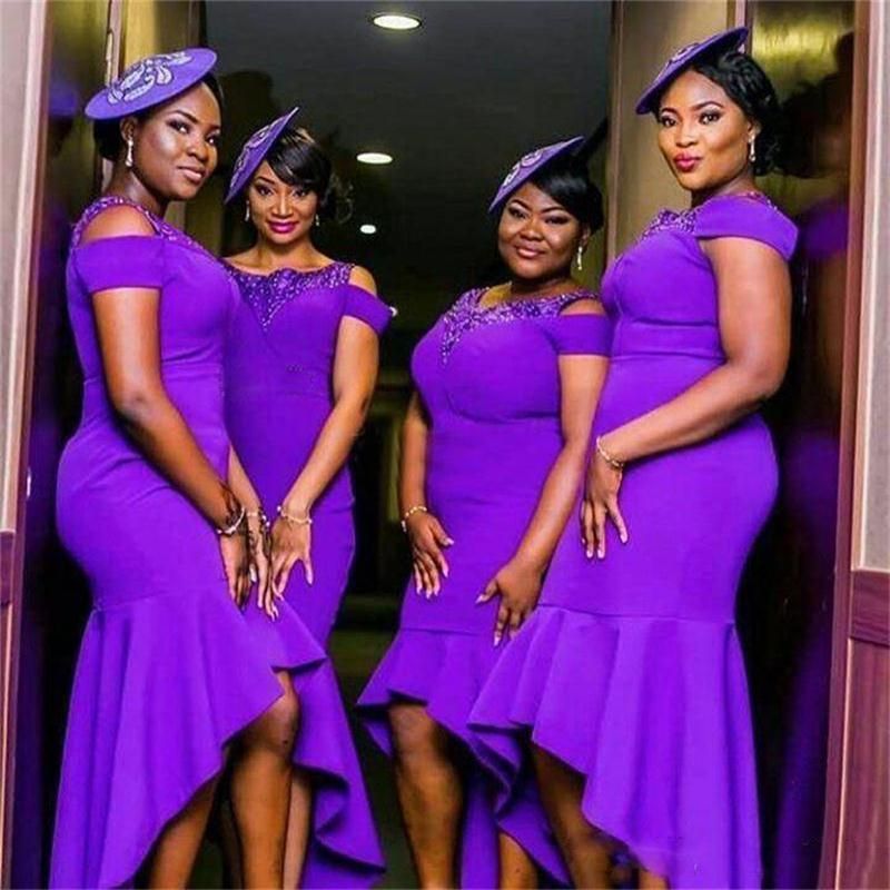 african purple dress