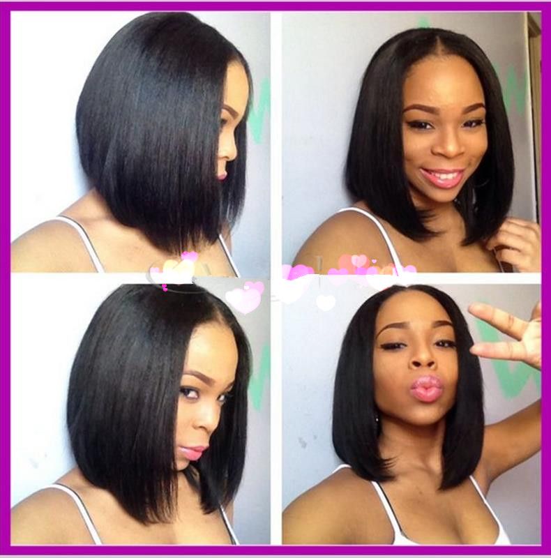 black bob wig no bangs