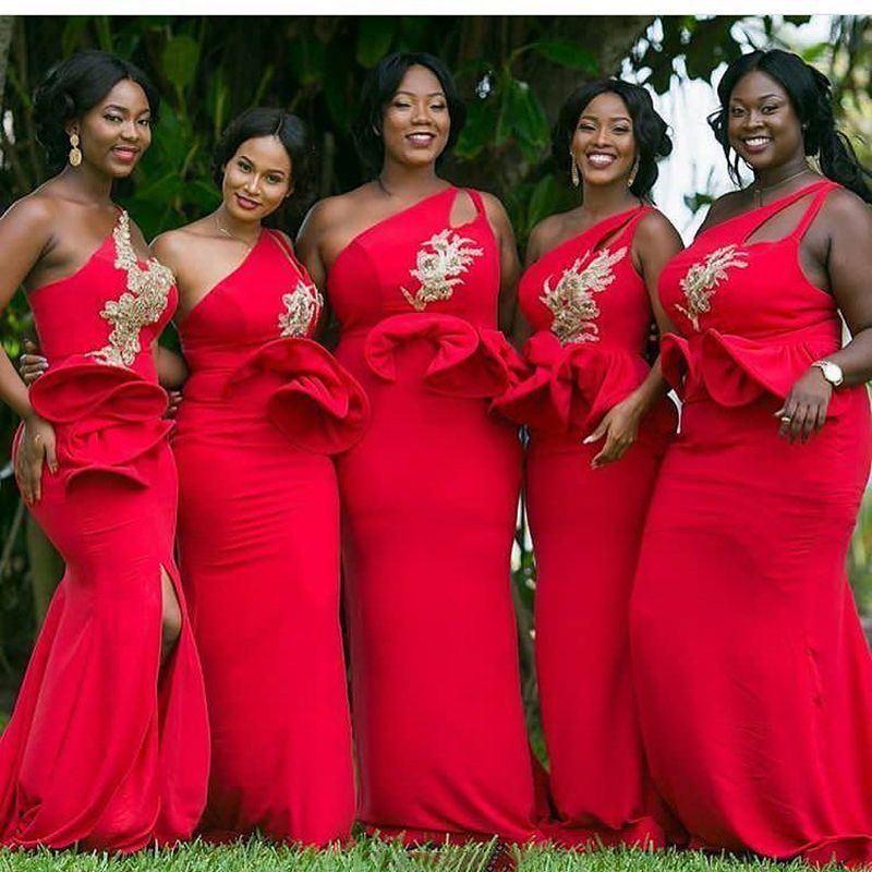 Red African Wedding Dresses 2024 jasterluis