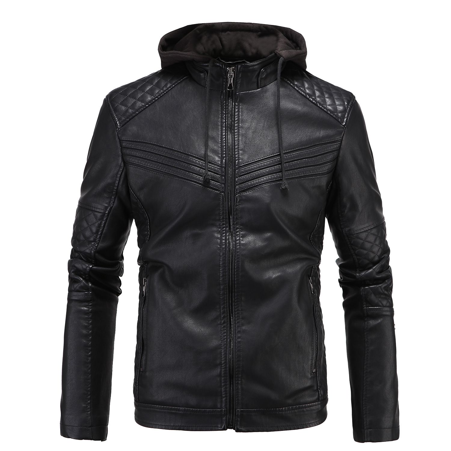 2019 British Hoos Leather Jacket Mens 3xl Plus Velvet Faux British Hoos Leather Jacket Mens 3xl Plus Velvet Faux Coat Winter Warm Men Stand Collar Motorcycle Jackets With J161026